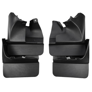 Toyota Prado FJ120 <b>Mud</b> <b>Flaps</b> 2004-2009 Plastic Tire Guards Black Front Rear Set - Product Image 1