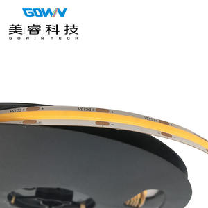 हाई ब्राइटनेस 9 w/m ip20 cob एलईडी स्ट्रिप लाइट बीम 12v 24vdc लचीली आवाज और ऐप कंट्रोल ip65 रेटिंग - Product Image 4