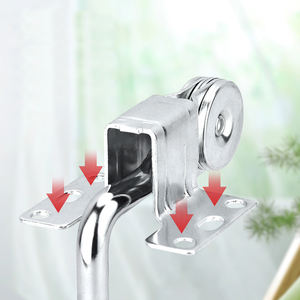 آلية تعديل مسند الرأس للأريكة متينة، مفصلات لمسند الرأس لضبط زاوية مسند الرأس، تشطيب كروم - Product Image 3