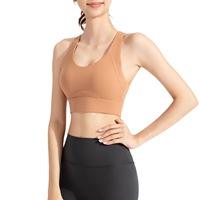 Fermeture à crochet sur le dos, facile à mettre et à enlever. Conception antichoc haute performance pour le yoga. Spandex/Nylon respirant