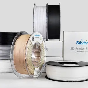 Silber 3D ASA Nylon-Kohlenstofffaser-Filament PC Lieferant Imprint 3D-Druck 1,75 2,85 ABS-Filament 1,75 mm 1 kg 5 kg für 3D-Drucker