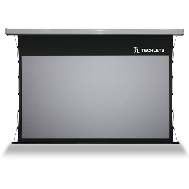 150inch 200inch Motorized Automatic  Ceiling Mount Projector Screen for the Short Throw Projector for Anti Light