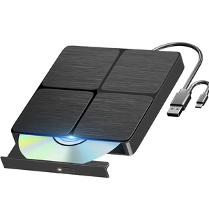 Lecteur optique externe <span class=keywords><strong>DVD</strong></span> RW, <span class=keywords><strong>graveur</strong></span>, transfert <span class=keywords><strong>de</strong></span> données haute vitesse, USB 3.0, compatible <span class=keywords><strong>DVD</strong></span>-RW avec PC <span class=keywords><strong>de</strong></span> bureau - Product Image 1