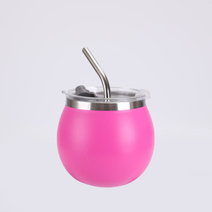 Mini Termos de Acero Inoxidable de 180 ml, Nuevo Diseño, Termo de <span class=keywords><strong>Vino</strong></span> al Vacío con Tapa y Pajita, Taza de Mate Estilo <span class=keywords><strong>Argentino</strong></span> - Product Image 6