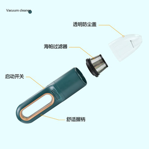 Portable car <b>vacuum</b> cleaner, multi-functional <b>handheld</b> <b>vacuum</b> cleaner for both car and home use, super cordless <b>vacuum</b> cleaner - Product Image 1