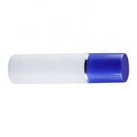 Flacon de pulvérisation en plastique HDPE personnalisable de 100ml avec grand couvercle et bouchon de couronne pour les soins personnels.