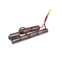 Ni-mh Batterie 8.4V 1500mAh 1600mAh Ni-MH Batterie Nunchuck pour Airsoft BB Fusils 4S2P 2S pour M4 HPA Airsoft Gun Ak