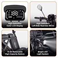 Vélo électrique de ville et de loisirs FLM Q11 20 pouces à cadre bas, 48V 250W, frein hydraulique, pour adulte