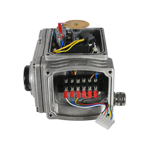 Vanne papillon motorisée électrique de contrôle de débit d'eau, DN150 PN16, 6 pouces, 12 volts, type wafer, avec revêtement en PTFE - Product Image 6