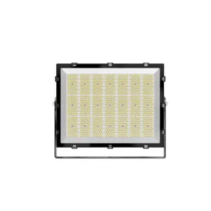 Tenis kortu için 1000000 lümen 400Watt 1200W Dc220V Ip66 modüler spor güvenlik ağır beyaz Led projektör