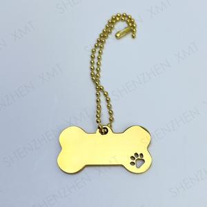 Regalo de promoción, sublimación, etiqueta de perro de Metal anodizado en blanco, placa con forma de hueso <span class=keywords><strong>para</strong></span> nombre grabado, serigrafía - Product Image 5