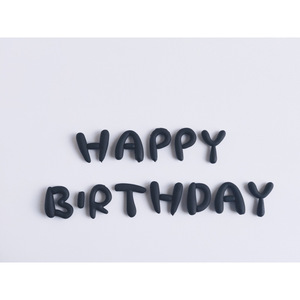 Ins Colorful Happy Alphabet Soft Glue <strong>Cake</strong> Baking Decoration Candy Colored Children's Party Dress up Theme Party <strong>Cake</strong> Toppers - Product Image 4
