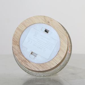 สินค้าขายดี โคมไฟแก้วทรงกรวย LED แสงวอร์มไวท์ พร้อมลวดทองแดง ขนาด 10*10*19 ซม. สำหรับตกแต่งบ้าน ห้องนั่งเล่น และเทศกาลคริสต์มาส - Product Image 3