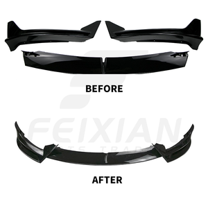 Nuevo alerón delantero modificado para Tesla Model <span class=keywords><strong>3</strong></span> Y 2021-2023, instalación sin perforaciones ni daños, tornillos para parachoques, ajuste universal. - Product Image 5