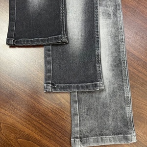 Tissu denim sergé éponge Lizhi XH5033K-1A noir, 42% coton, 56% polyester, 2% élasthanne, extensible, pour sacs, rétrécissement transversal 2-3% - Product Image 6