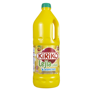 Detergente Líquido Blanqueador Perfumado con Limón Kirik España 2L para Uso en Pisos - Product Image 1
