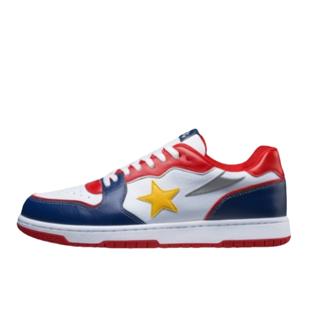 BappesS Designer Sporty Genuine Leather Mesh Anti-Slip Casual Men's Basketball Shoes Fashion Wholesale High Quality