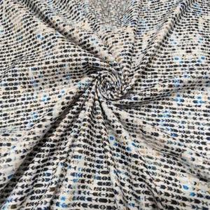 Tissu élégant en coton et soie tissé, léger, doux, lisse, respirant, séchage rapide, pour textile de maison, robe de mariée, couture DIY - Product Image 1