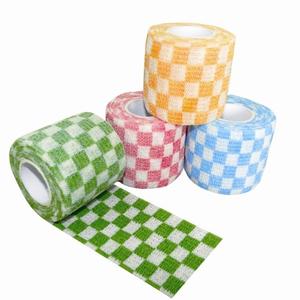 Venda cohesiva autoadhesiva de 5 cm con patrón impreso de camuflaje para deportes, agarre de fútbol, calcetines, muñecas, rodillas y tobillos - Product Image 1