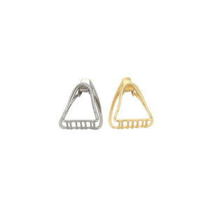 Pince à cheveux triangulaire Angelina 4,5 cm en métal pour femmes et filles, accessoire de coiffure - Product Image 1