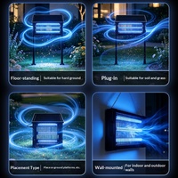 Nouvelle lampe solaire anti-moustiques - Répulsif d'insectes extérieur efficace et étanche pour les jardins