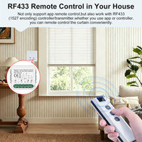 Controlador Inteligente GIRIER para Motor de Persiana Enrollable, 1 Canal, Módulo de Interruptor para Cortinas Tuya ZigBee RF433