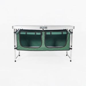 Hot Sell Square <b>Folding</b> <b>Table</b>-Modern Iron Frame Adjustable Height Outdoor Utility Furniture for Picnics - Product Image 1