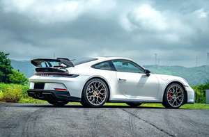 Runde Hot Sales Body Kit per <span class=keywords><strong>Porsche</strong></span> <span class=keywords><strong>911</strong></span> 992 Upgrade <span class=keywords><strong>GT3</strong></span> Style Hood Spoiler gonna laterale paraurti anteriore paraurti posteriore labbro anteriore - Product Image 6