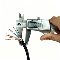 Câble Ethernet Cat6 8 cœurs en cuivre pur, câble réseau Gigabit RJ45, câble à ressort, fabrication sur mesure