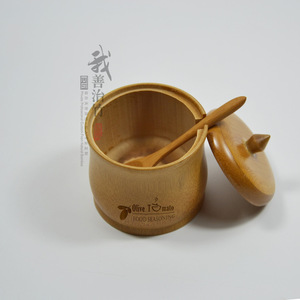 Bamboo <b>Spice</b> <b>Jars</b> With Lid 3 Pcs Set For Kitchen Freshness Preservation - Product Image 4