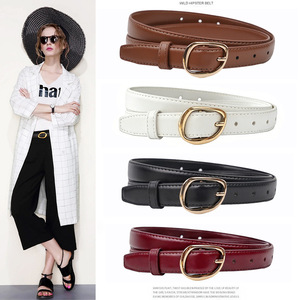 Cinturón Y2K para Mujer, Estilo Retro, Decorativo, con Hebilla Ovalada, <span class=keywords><strong>de</strong></span> Gamuza Esmerilada, Suave, Combinable con Todo, <span class=keywords><strong>de</strong></span> Cuero PU Rojo Mate - Product Image 3