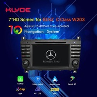 KD-7218 fábrica OEM estéreo de coche reproductor de vídeo de pantalla para Benz clase c W203 2004-2007 Auto GPS radio TV BT teléfono libro Cámara