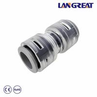 Connecteur droit pour micro-conduit, raccord à enfiler étanche IP68 7/3.5 10/6 12/8 14/10 16/12mm pour conduit de soufflage de fibre FTTH