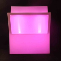 Comptoir de bar extérieur lumineux en plastique rotomoulé, moderne et commercial, pour mariages, fêtes, événements de plage