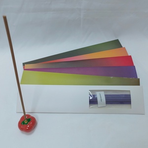 Bâtons d'encens aux huiles essentielles biologiques, 8 pouces, parfum pur de musc, bois de santal et encens, emballés en boîtes, arômes naturels d'encens - Product Image 1