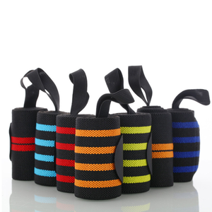 Muñequeras Reforzadas para Gimnasio, CrossFit, Sentadillas, Press de Banca, Levantamiento de Pesas, Soporte de Entrenamiento con Presilla para el Pulgar - Product Image 1