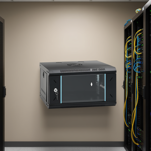 Gabinete de Red de 19 Pulgadas para Montaje en Pared, 6U, IP20, Negro, para Servidor - Product Image 2