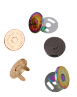 14/15/18/20mm Aksesoris Penutup Magnetik Mewah dari Paduan Seng dengan Magnet N45 Berkualitas Tinggi Ramah Lingkungan dan Pengunci Aman Maksimal