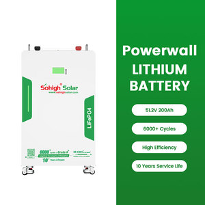 Batterie solaire LiFePO4 <span class=keywords><strong>Sohigh</strong></span> 51,2 V 100 Ah hybride murale tout-en-un pour système solaire - Product Image 3
