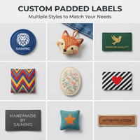 Parches de Tela Acolchados Suaves y Ecológicos con Diseño 3D para Ropa Infantil, Decoración de Sombreros y Prendas de Bebé