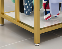 Support d'affichage de chaussures personnalisé à double face pour la vente au détail, support de suspension pour chaussures, tongs, pantoufles, pour les magasins, supports d'affichage de chaussures