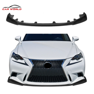 Kits de carrosserie pour IS 200 IS 300 2014-2020, en plastique ABS noir, lèvre avant et spoiler avant sans couleur, IS350 IS 350h - Product Image 5