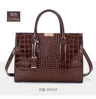 Sac à bandoulière en cuir verni pour femme, sac à main en cuir de crocodile, sac à bandoulière pour femme, sac de haute qualité 2022