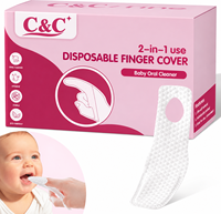Nettoyant pour la Langue des Bébés OEM ODM pour Nettoyer la Bouche et les Gencives des Nouveau-nés, Matériel PET et Bambou, Fabriqué dans le Zhejiang, 60 Pièces