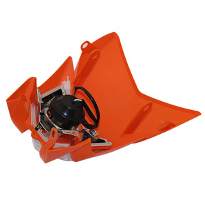 ZUQING ฝาครอบไฟหน้ารถจักรยานยนต์ HL105 ดีไซน์หน้าผีสีส้มสำหรับคาวาซากิ เคแอลเอ๊กซ์ เจิ้งหลินจักรยานออฟโรด - Product Image 2