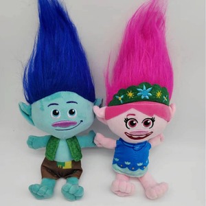Lindos Peluches de los Trolls Unidos, Muñeco de Peluche Súper Suave, Ideal para Fiestas de Cumpleaños, 23-27cm, Regalo Promocional - Product Image 5
