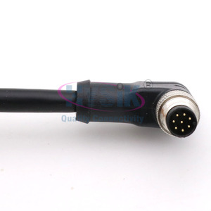 Cabo M8 Macho de 90 Graus com Uma Ponta para Sensores em Espaços Limitados - Product Image 2