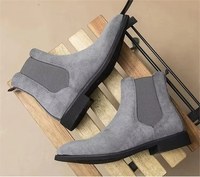 Chaussures habillées formelles pour hommes, bottes en cuir, Desert Chukka