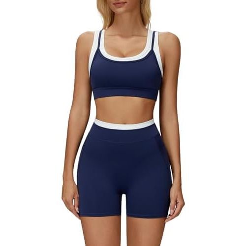 Color Block Dark Blue