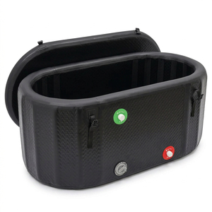 PVC Schwarzes Aufblasbares Eisbad für 1 Person Tragbarer Eisbehälter - Product Image 2